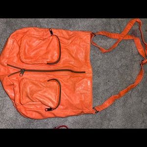 Orange Medium size purse